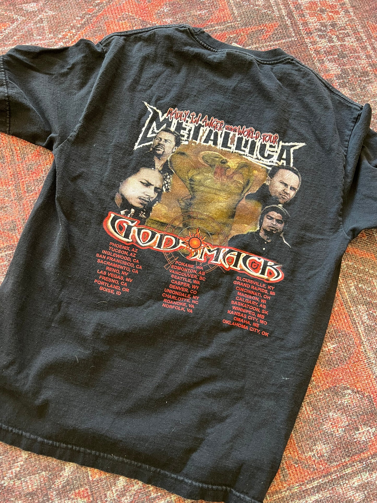 Metallica 2004 North American Tour vintage band tshirt