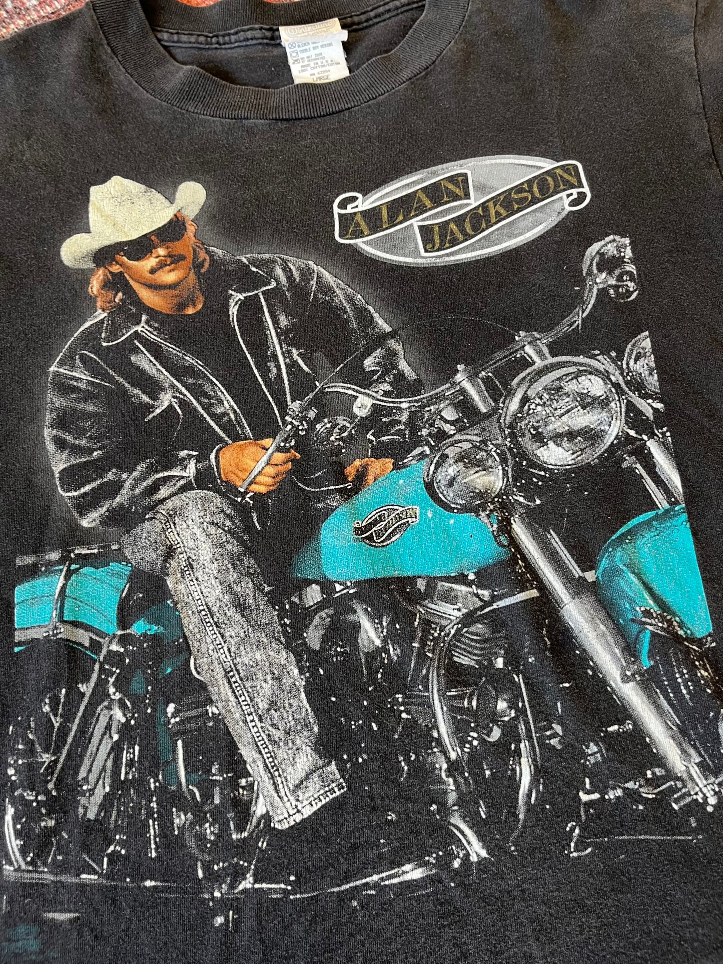Alan Jackson biker vintage tshirt