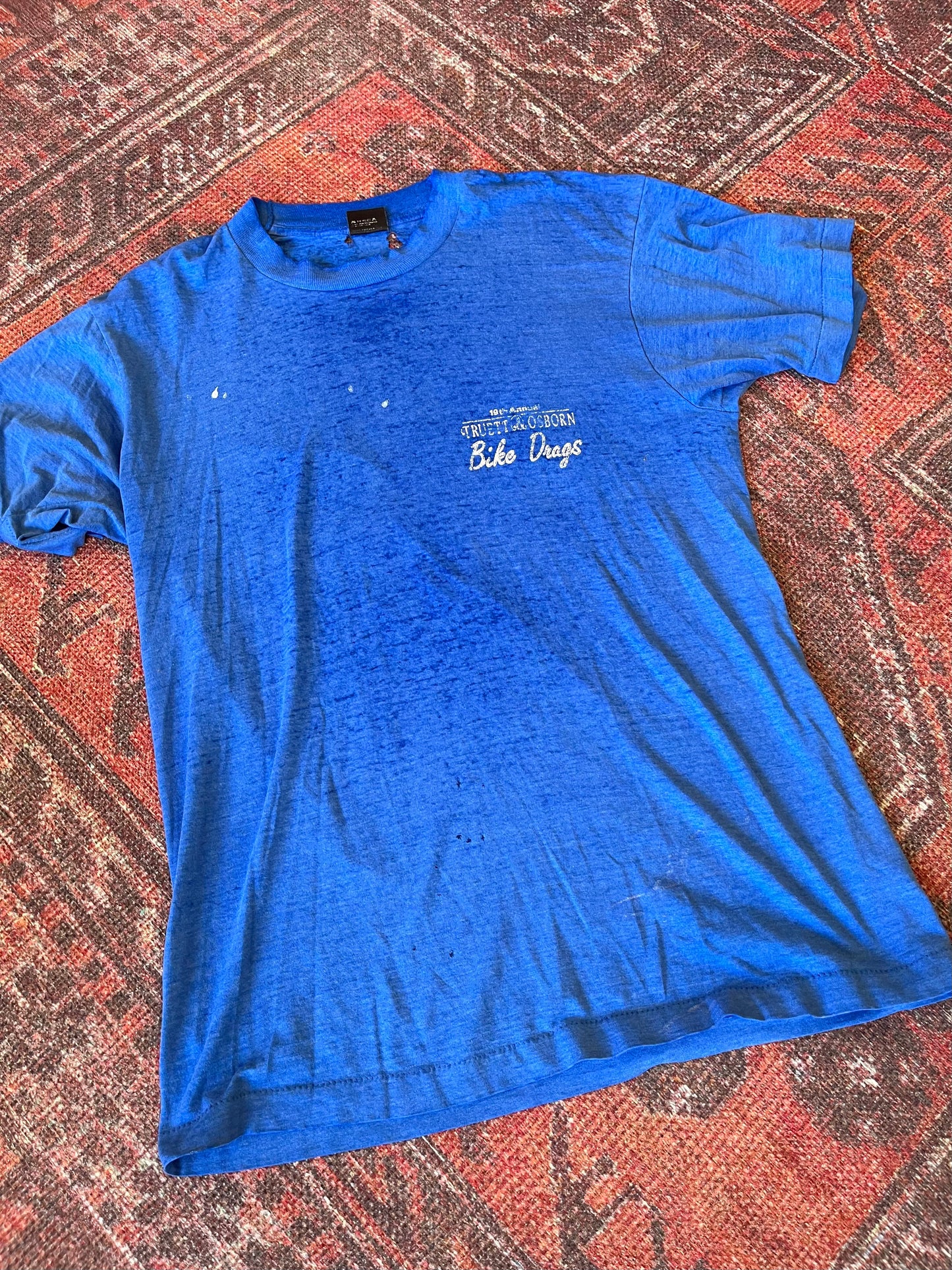 Arkansas bike drags vintage racing tshirt
