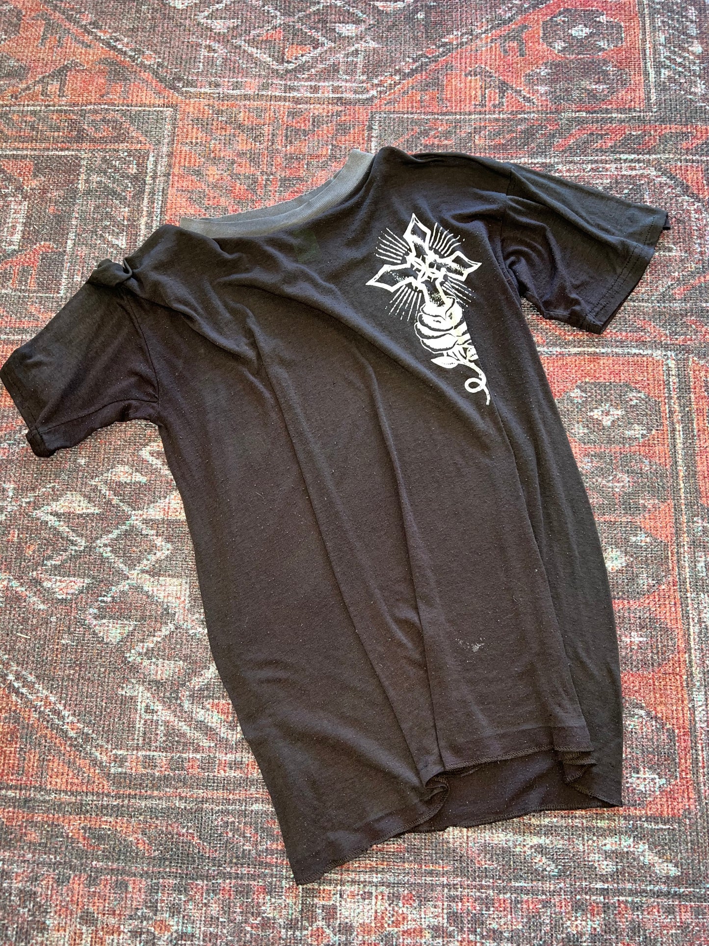 Jesus vintage ringer tshirt