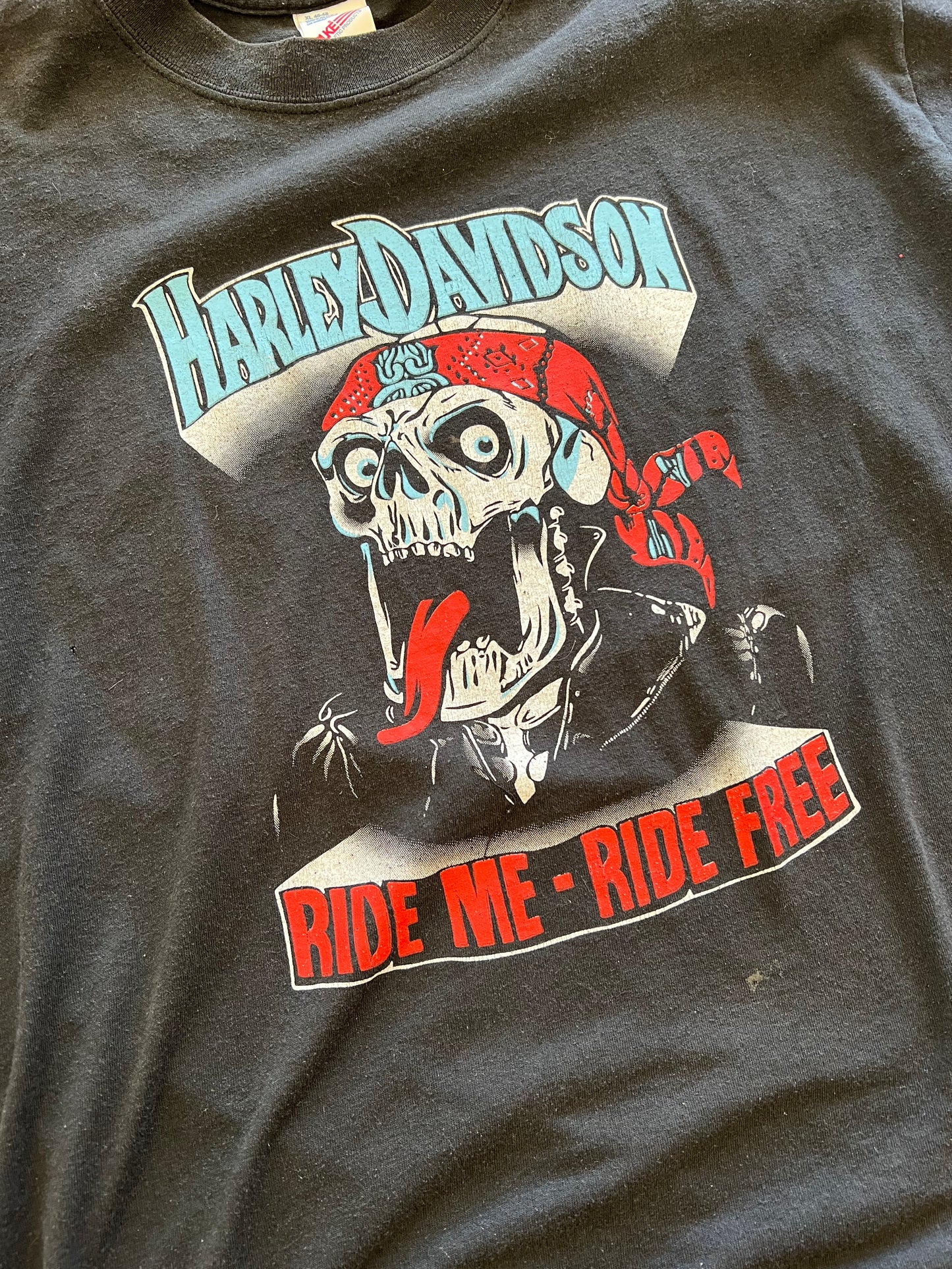 Harley Davidson Skull vintage tshirt
