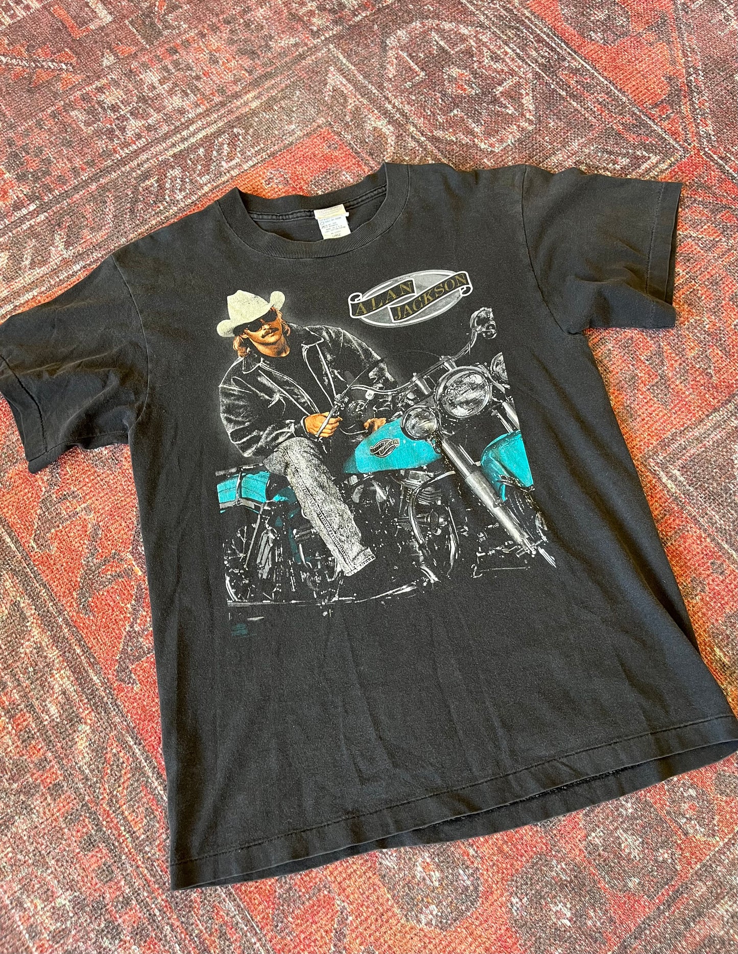 Alan Jackson biker vintage tshirt