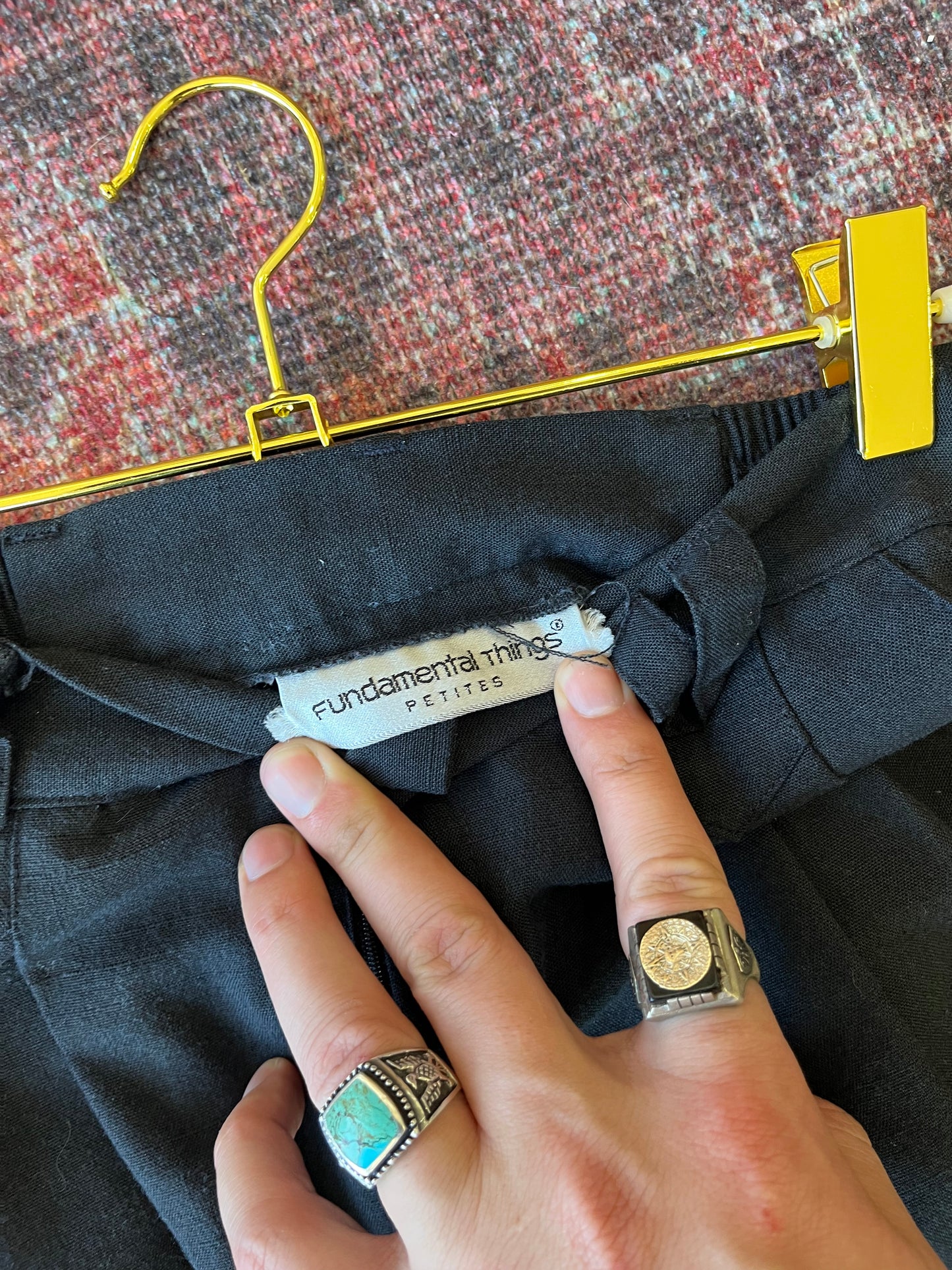 Vintage Black pleated Dockers