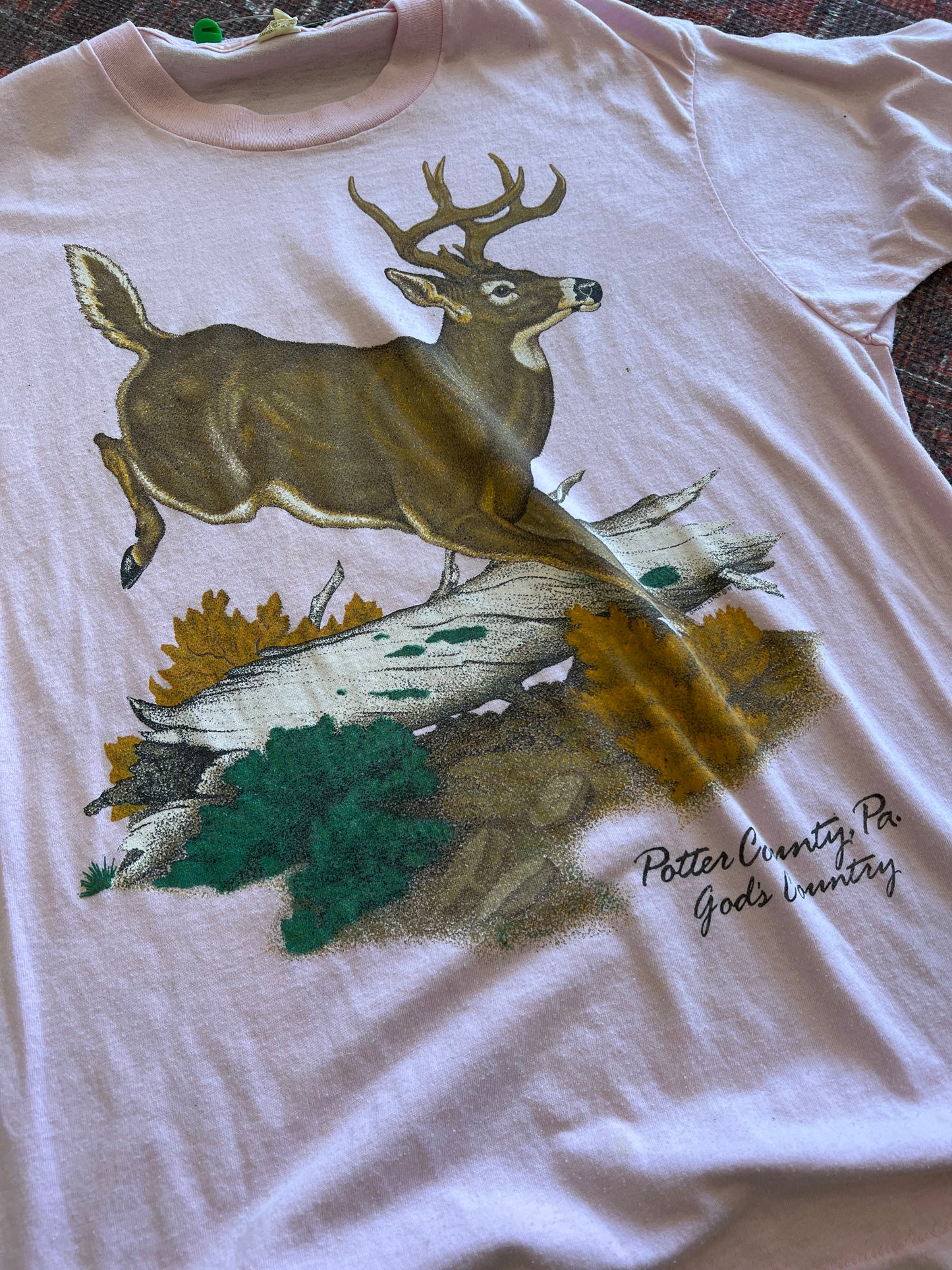 Potter County, PA Deer vintage tshirt