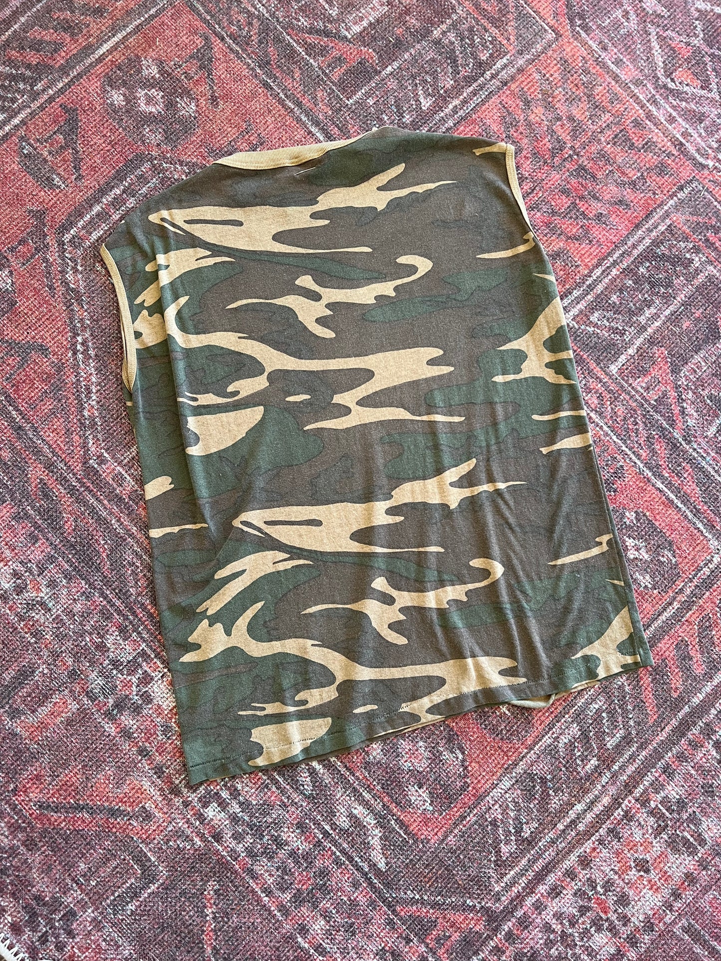 Camo vintage muscle tank