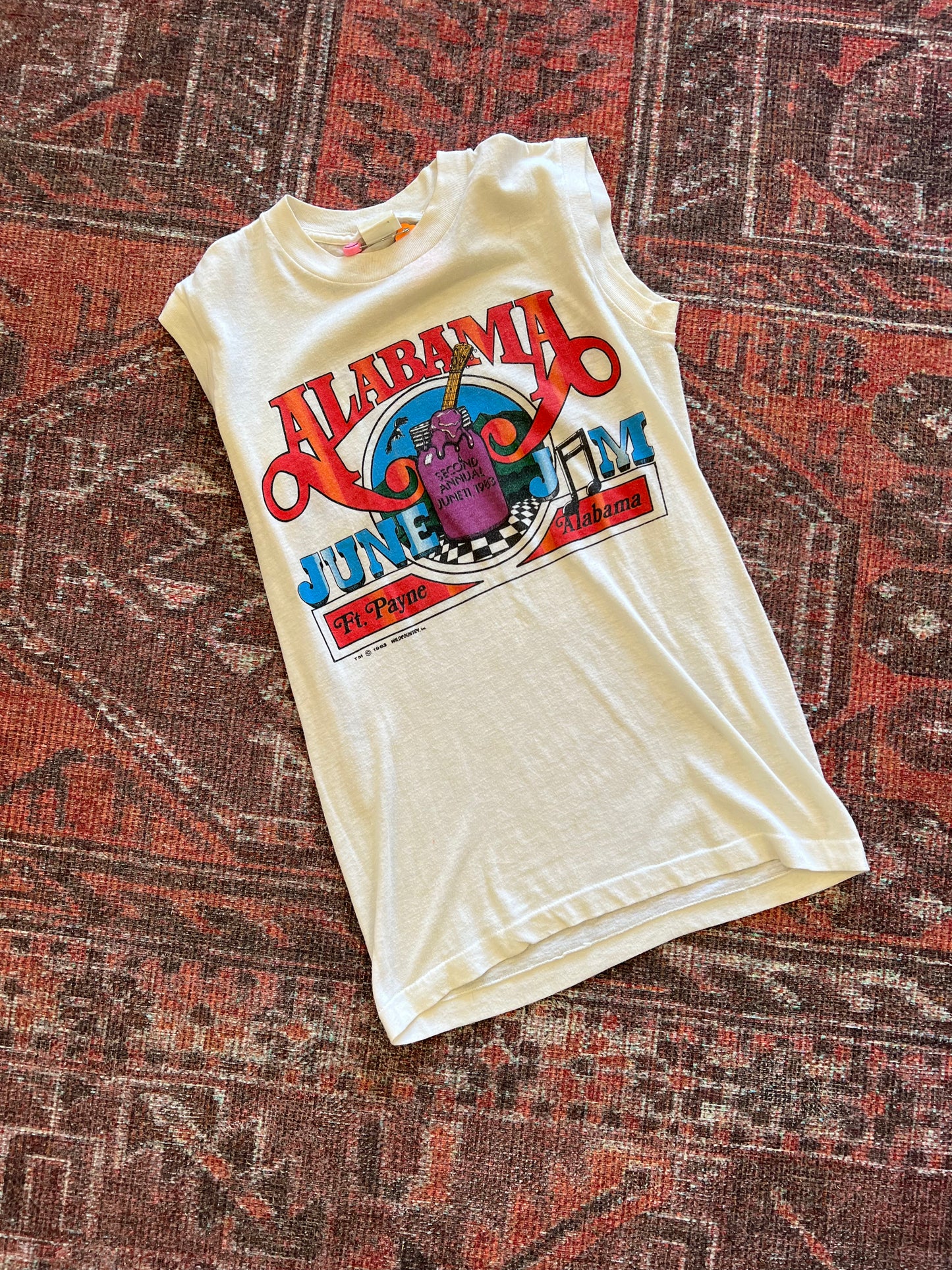 Alabama 1983 June Jam vintage tshirt