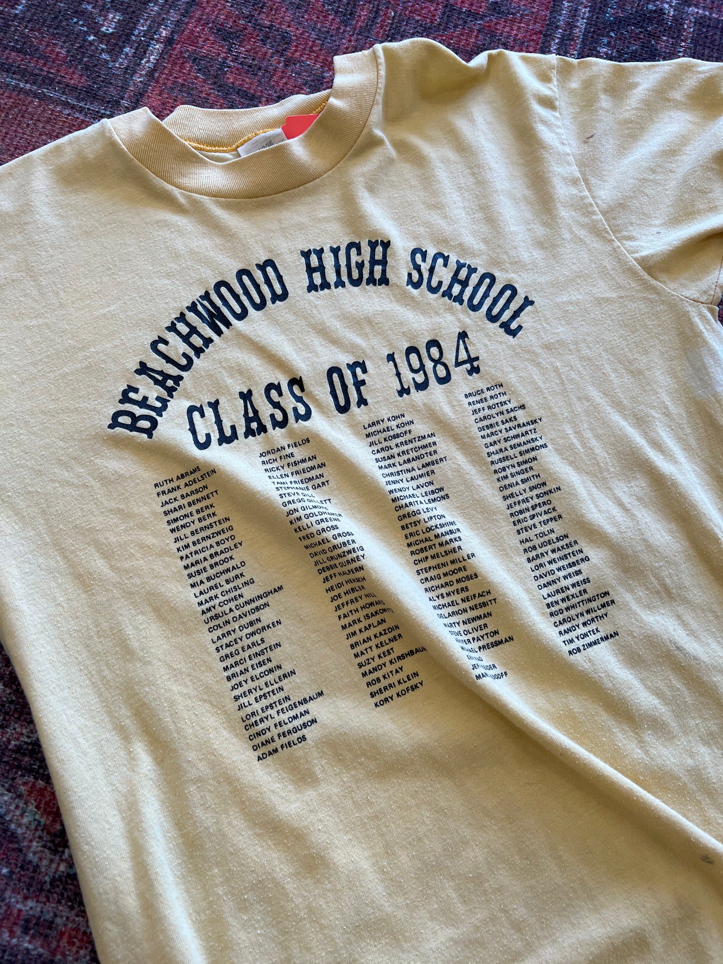 Beachwood HS ‘84 vintage tshirt