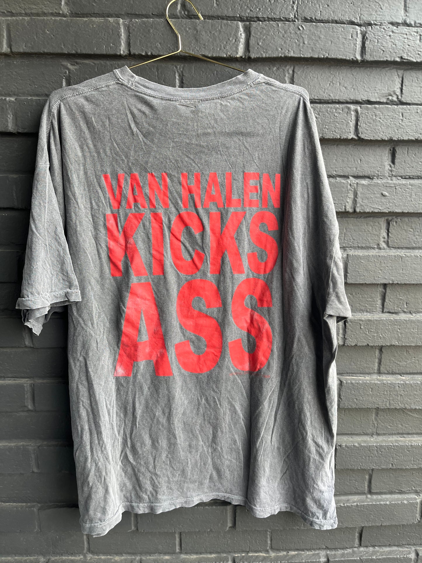 Van Halen kicks ass vintage tshirt