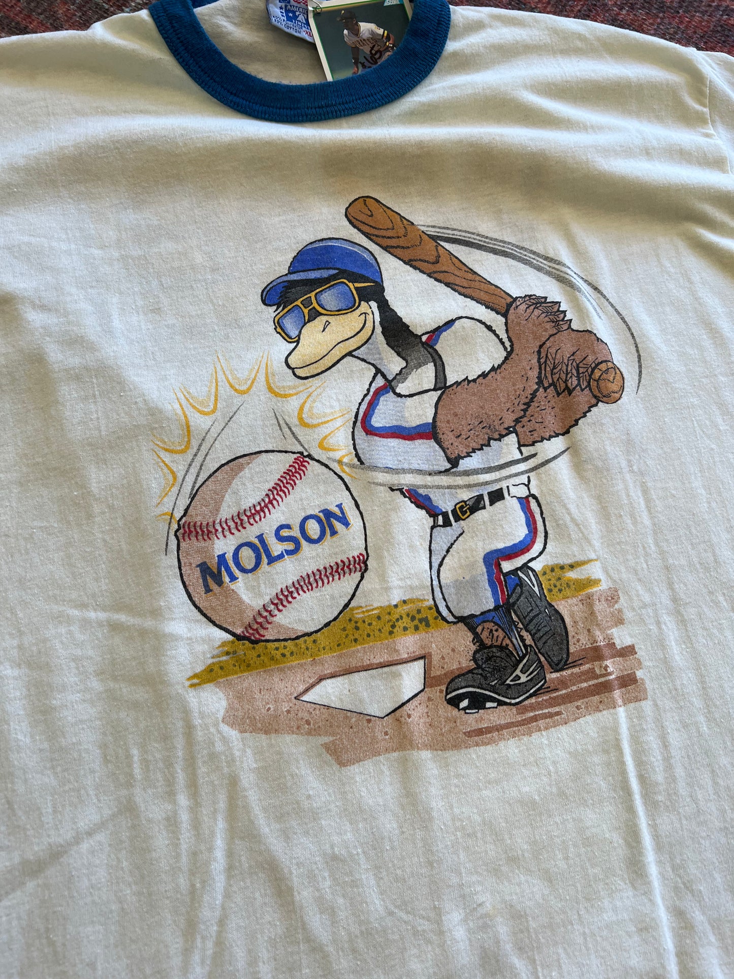 vintage America’s finest baseball Duck ringer t shirt