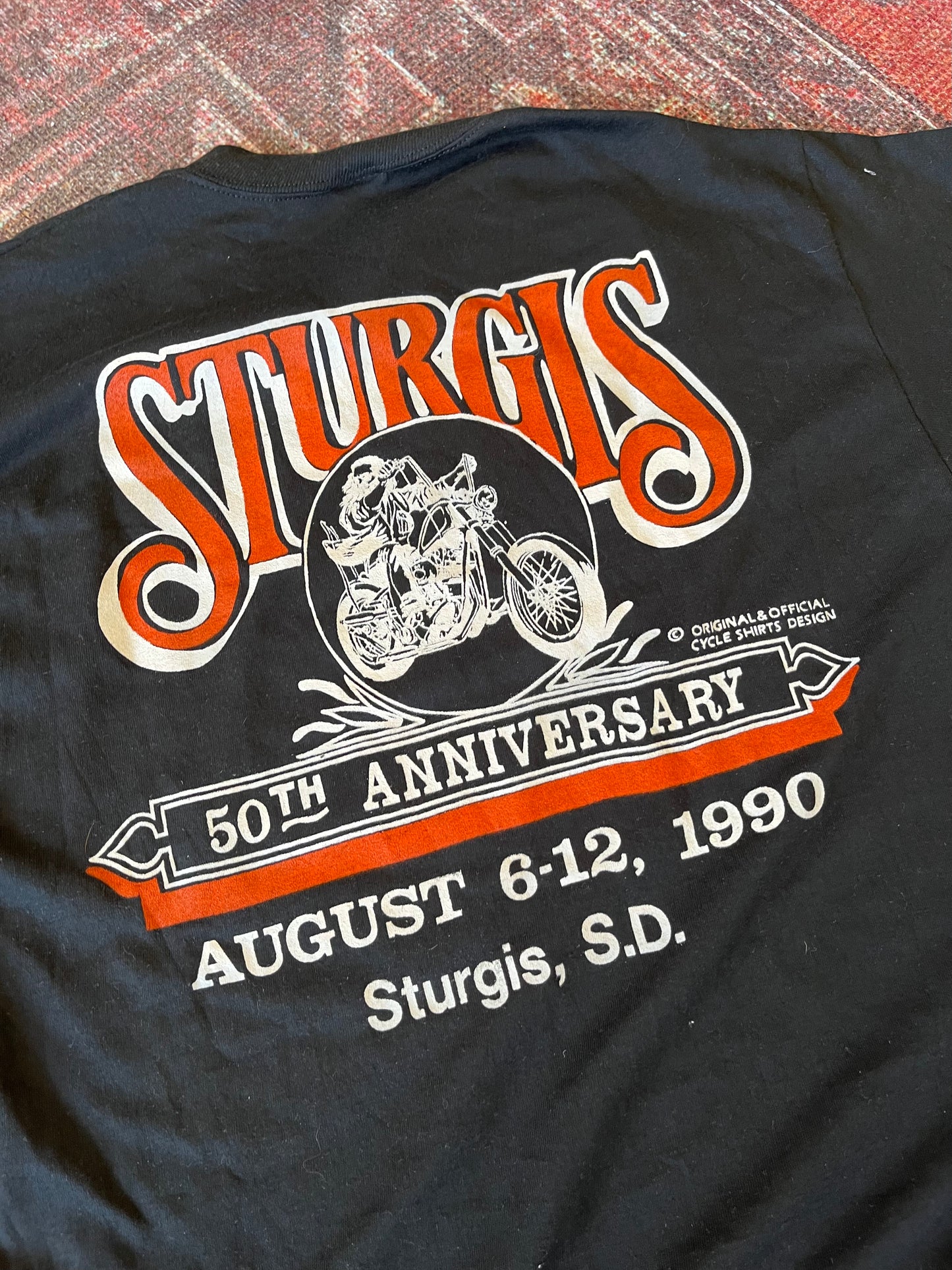 Vintage Harley Davidson Sturgis 1990 tshirt