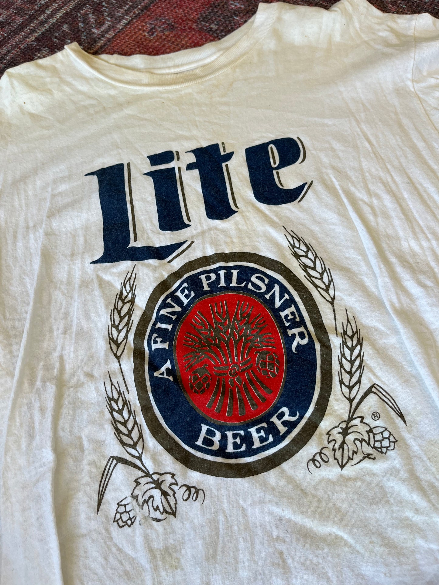 Miller lite vintage promo tshirt