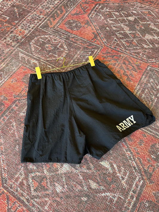 Vintage Army athletic shorts