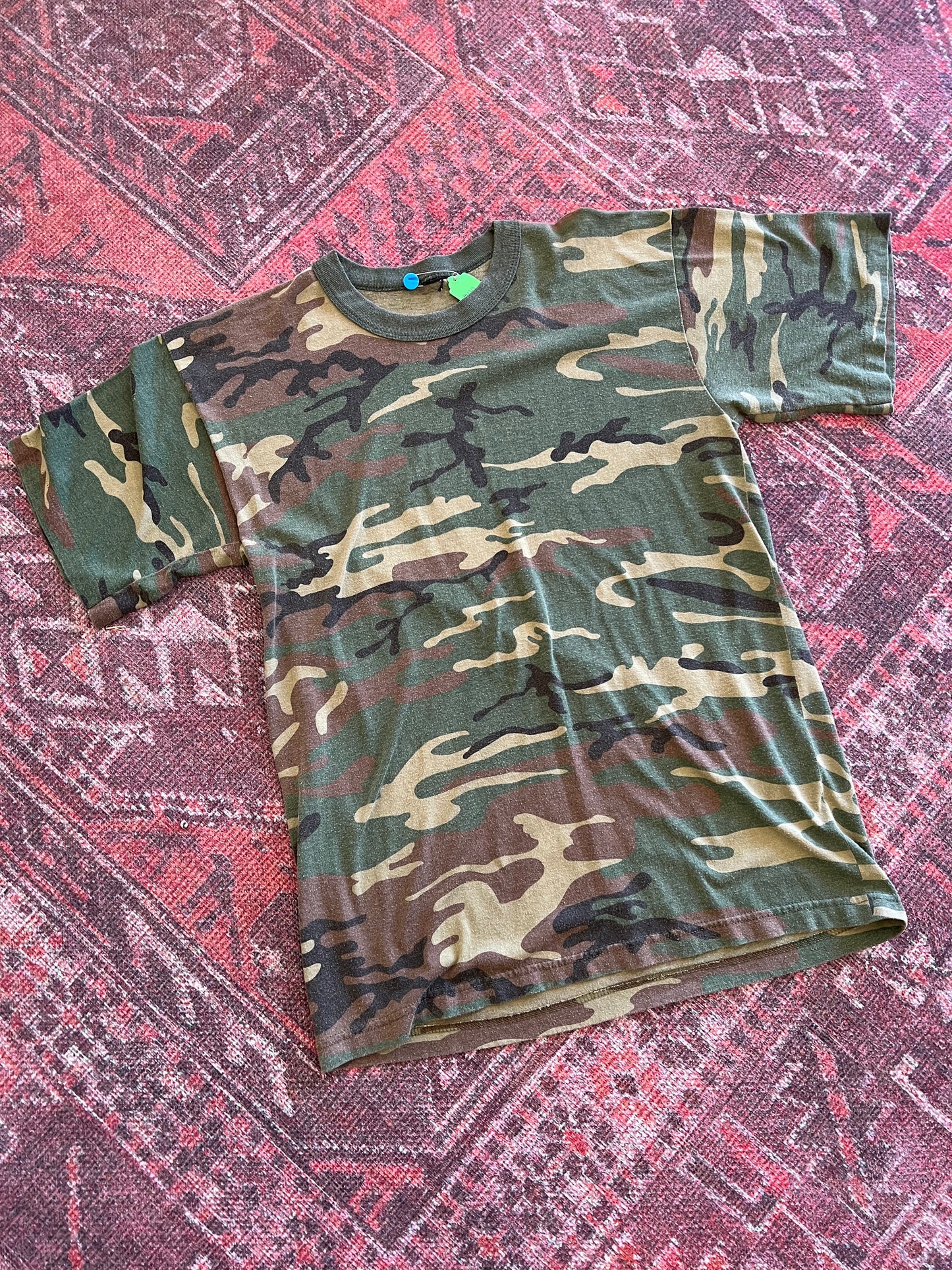 Camo vintage ringer tshirt