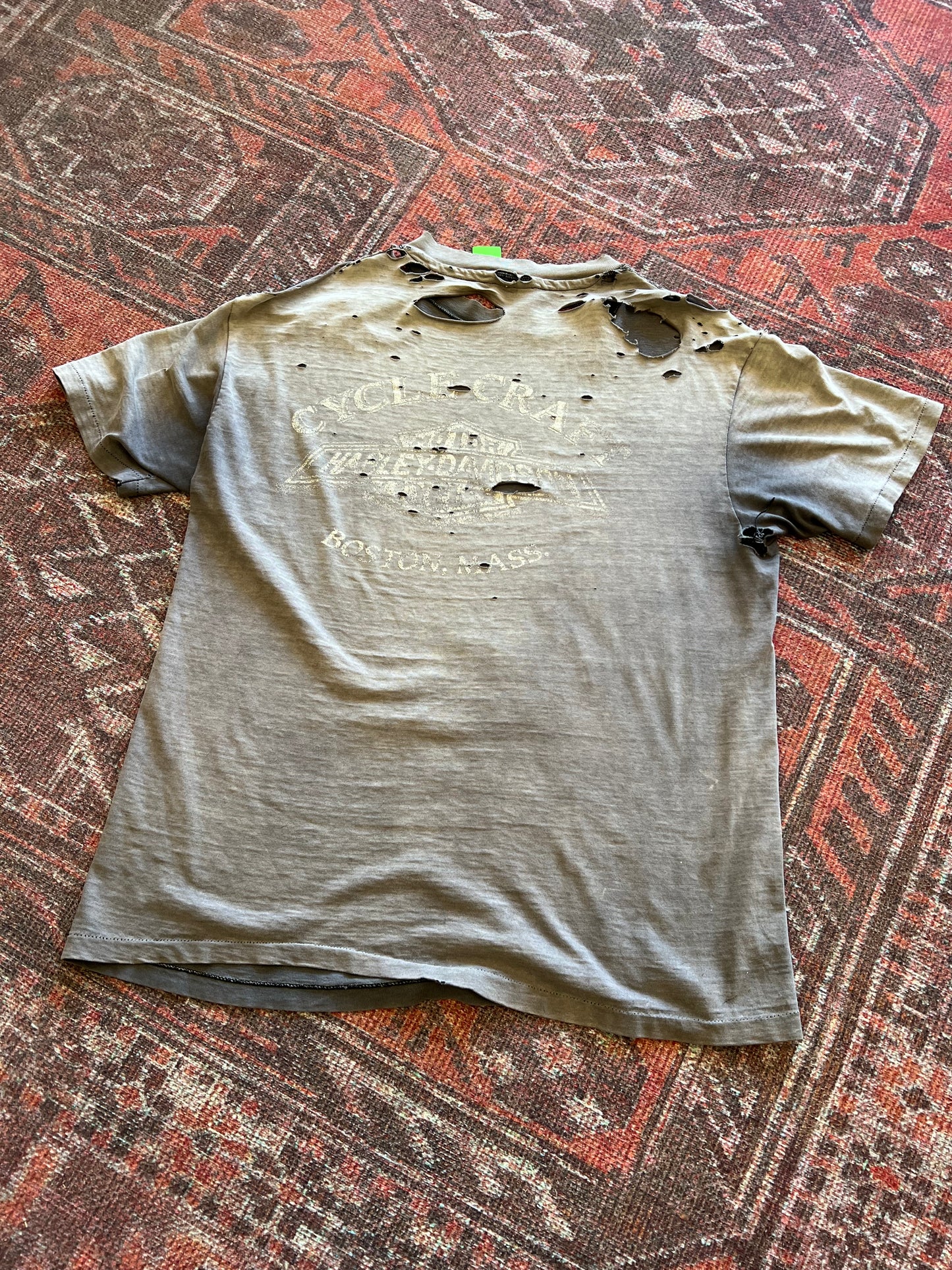 Thrashed vintage Harley Davidson tshirt