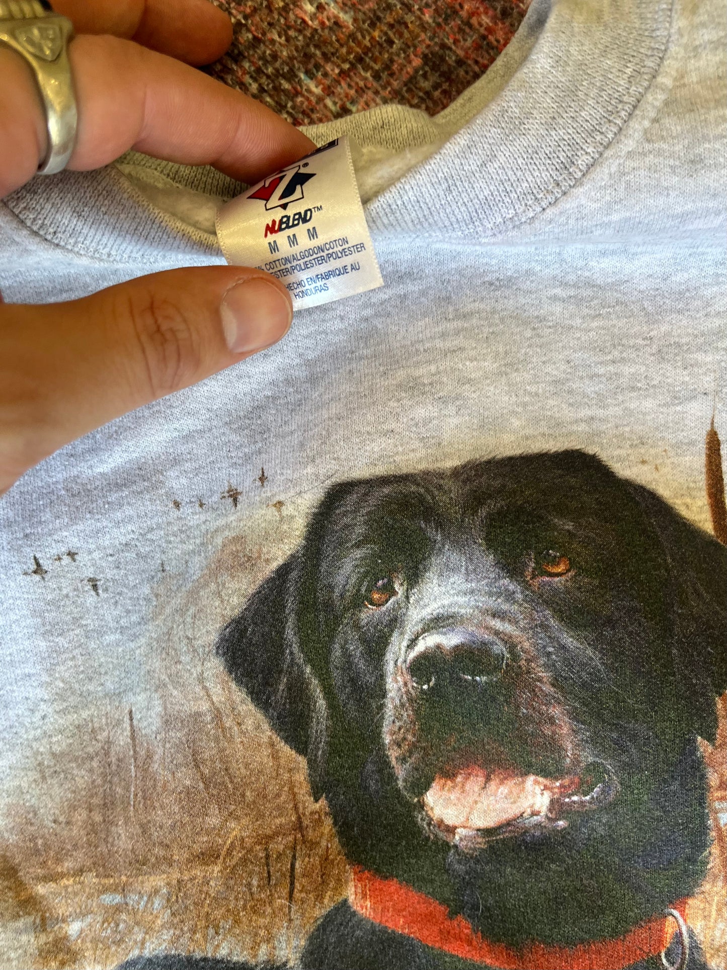 Vintage Labrador retriever crewneck