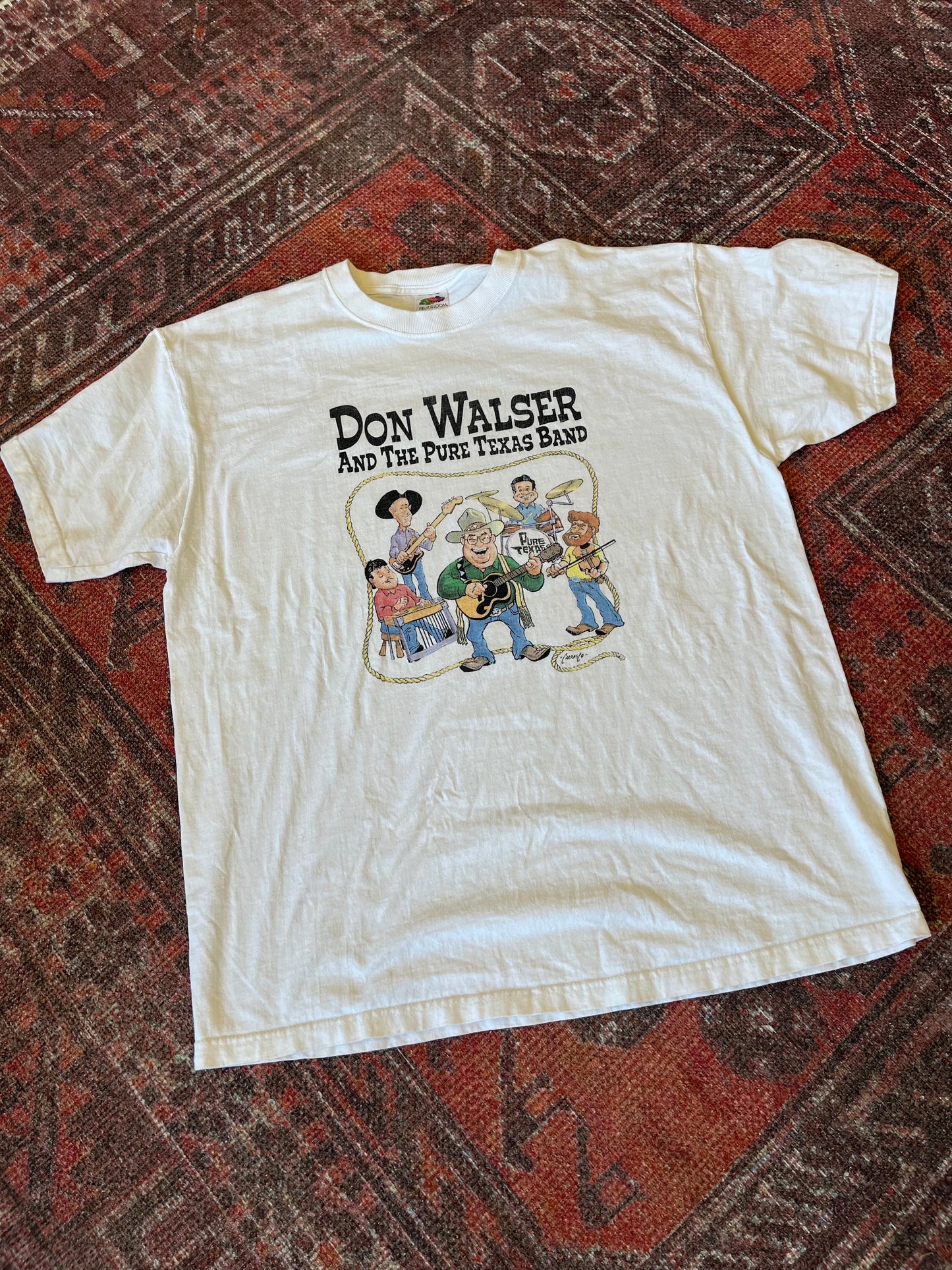 Don Walser Texas band vintage tshirt