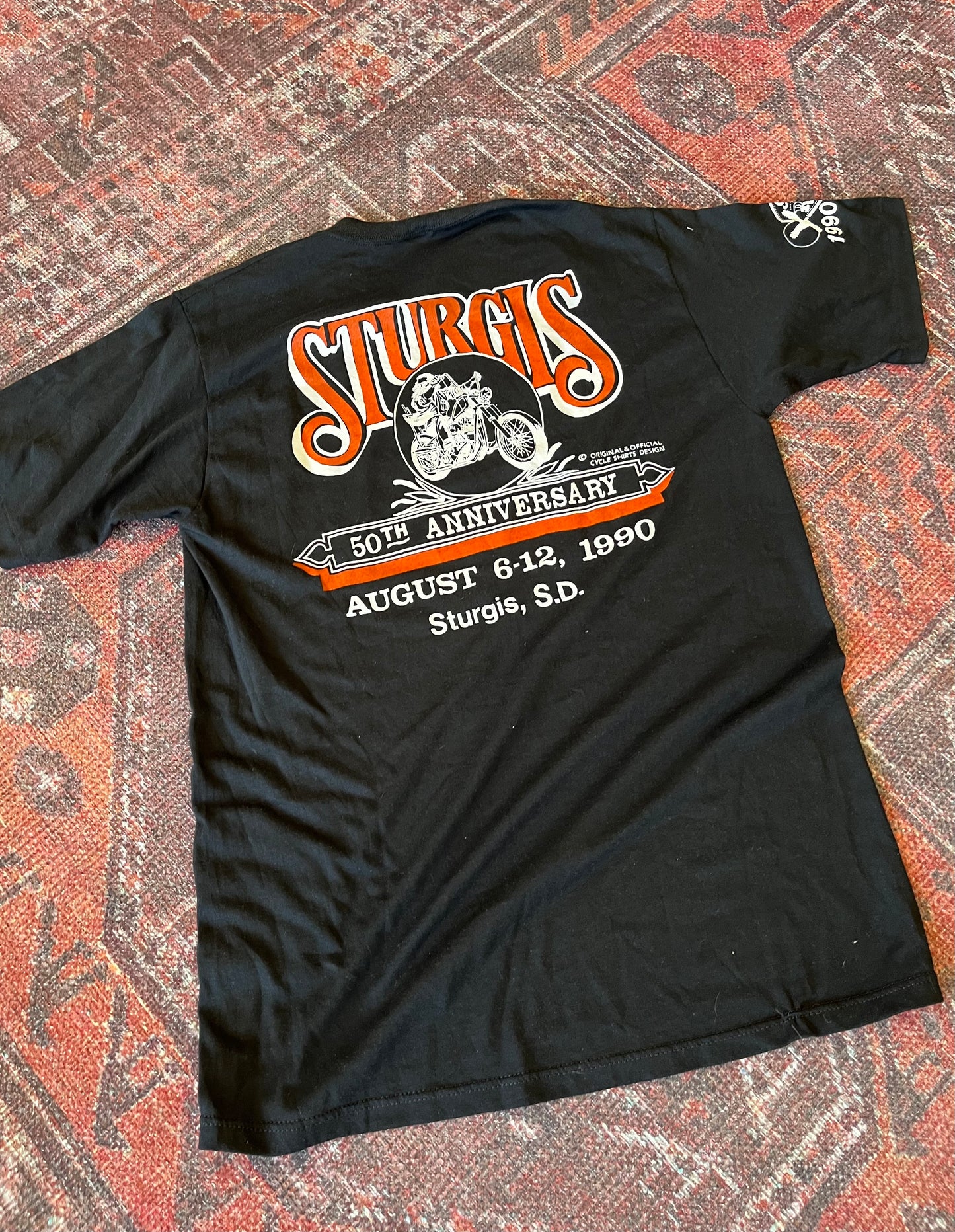 Vintage Harley Davidson Sturgis 1990 tshirt