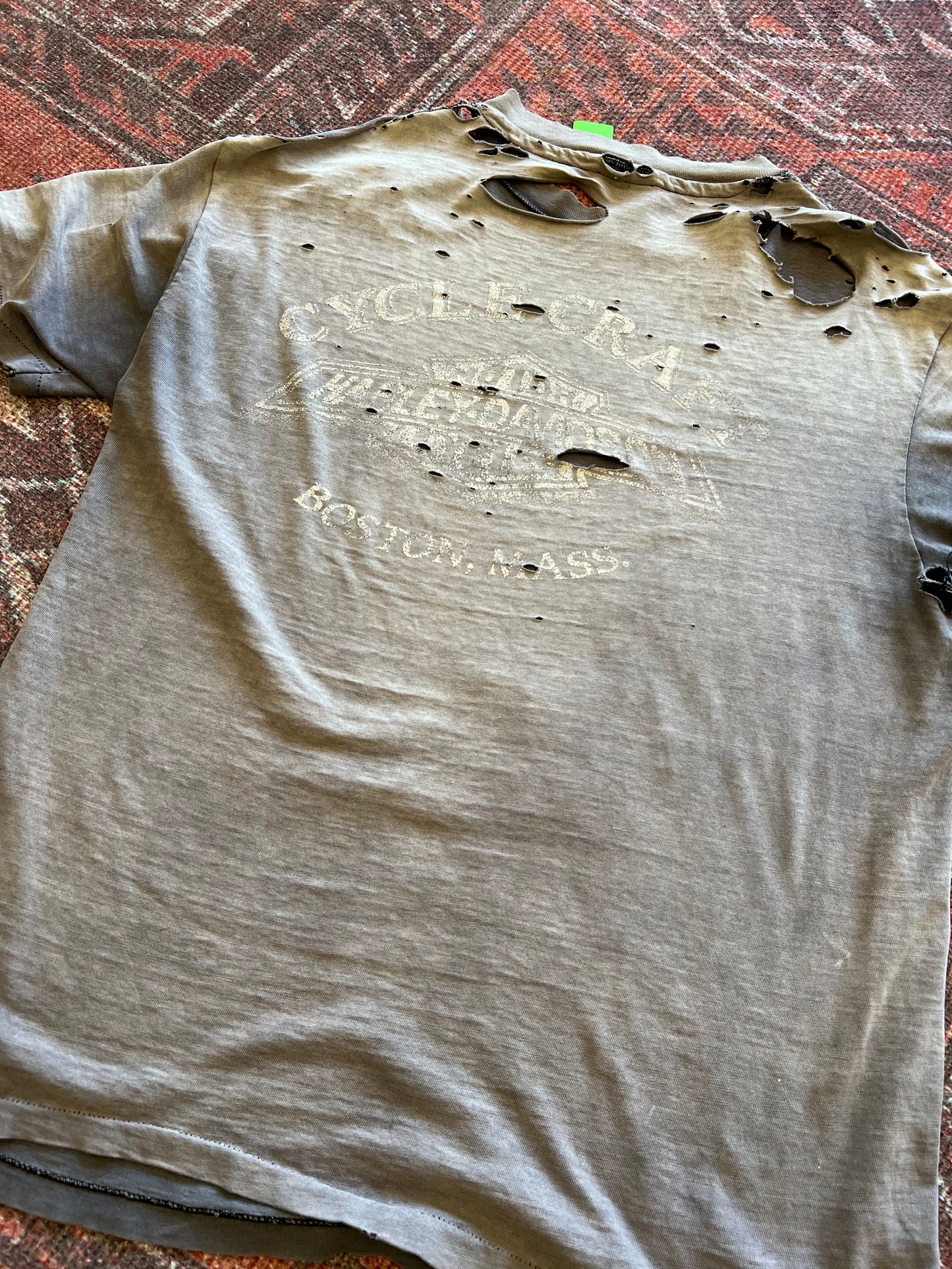 Thrashed vintage Harley Davidson tshirt