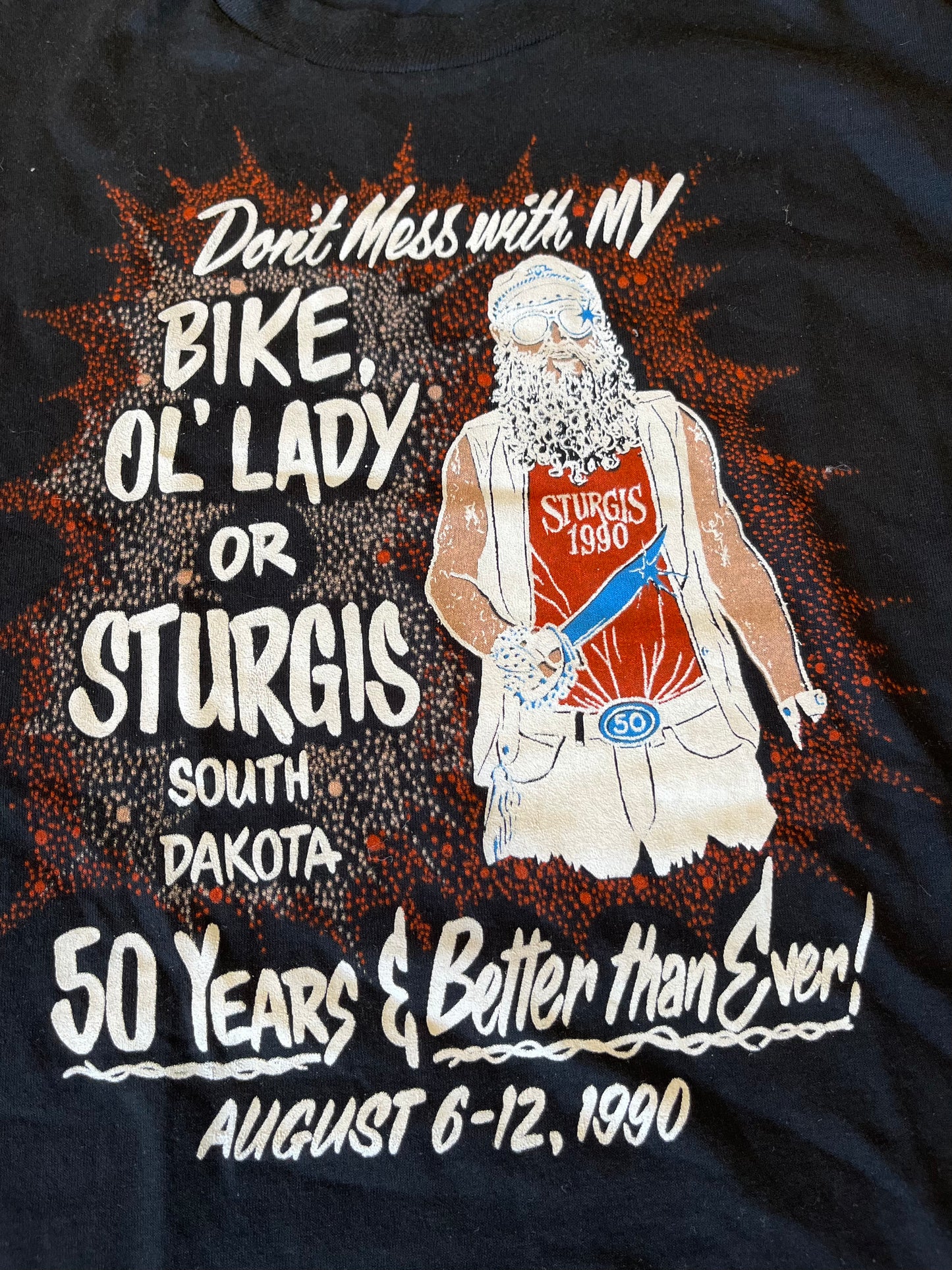 Vintage Harley Davidson Sturgis 1990 tshirt