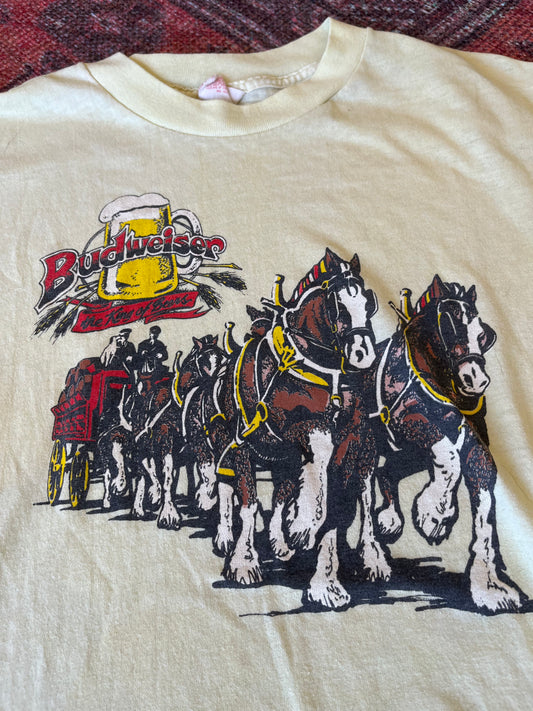 Budweiser Yellow vintage tshirt
