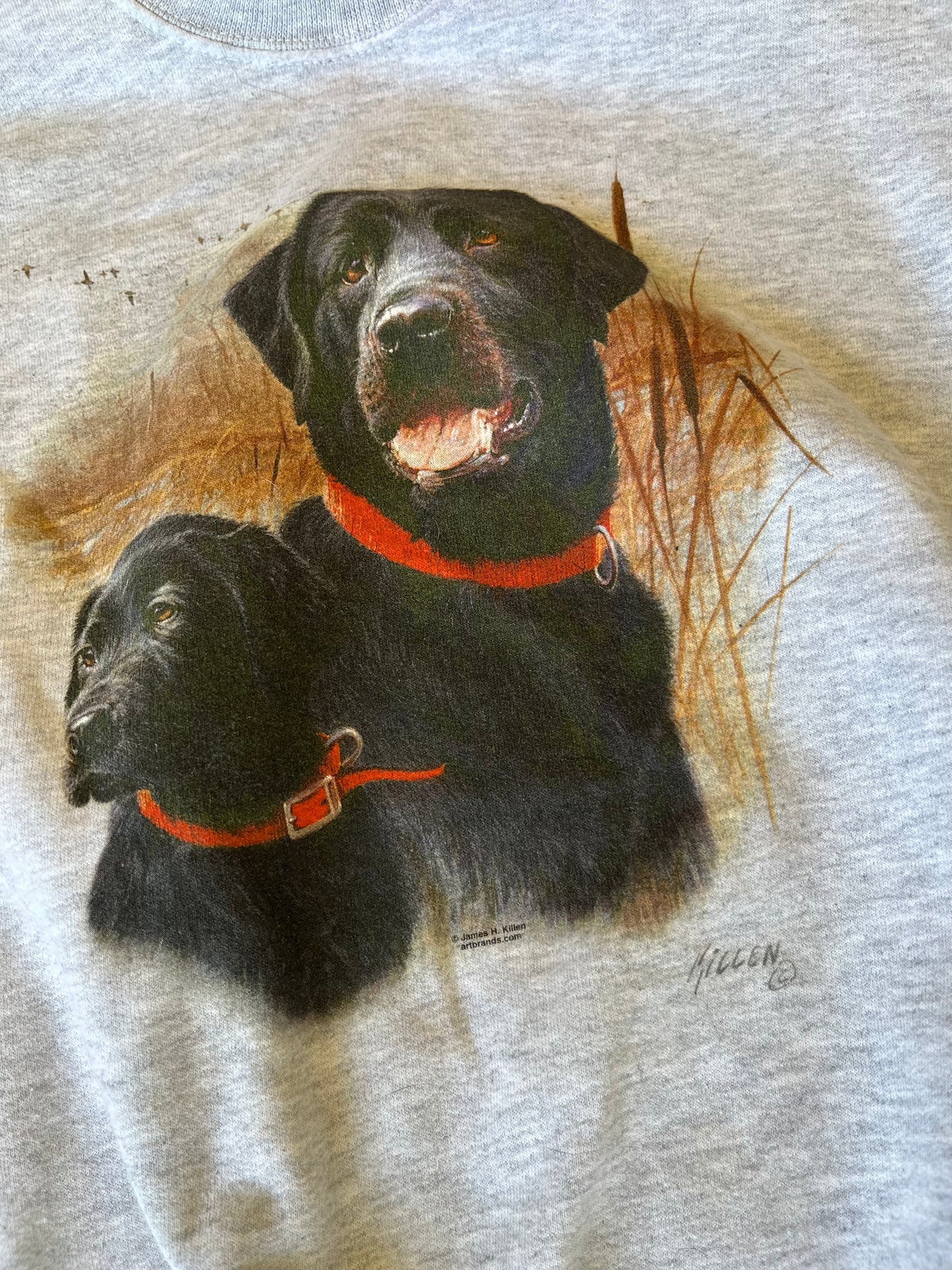 Vintage Labrador retriever crewneck