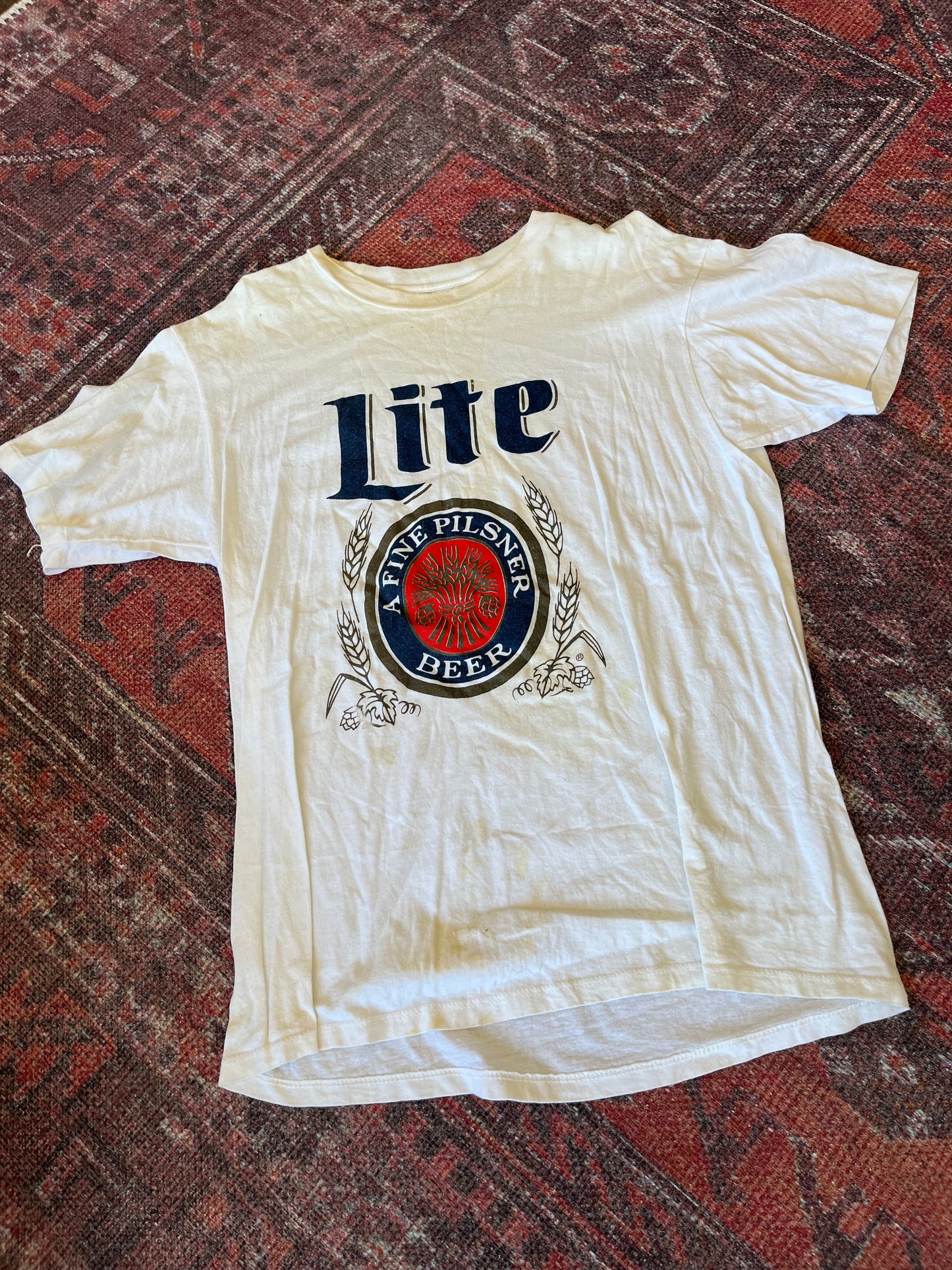 Miller lite vintage promo tshirt