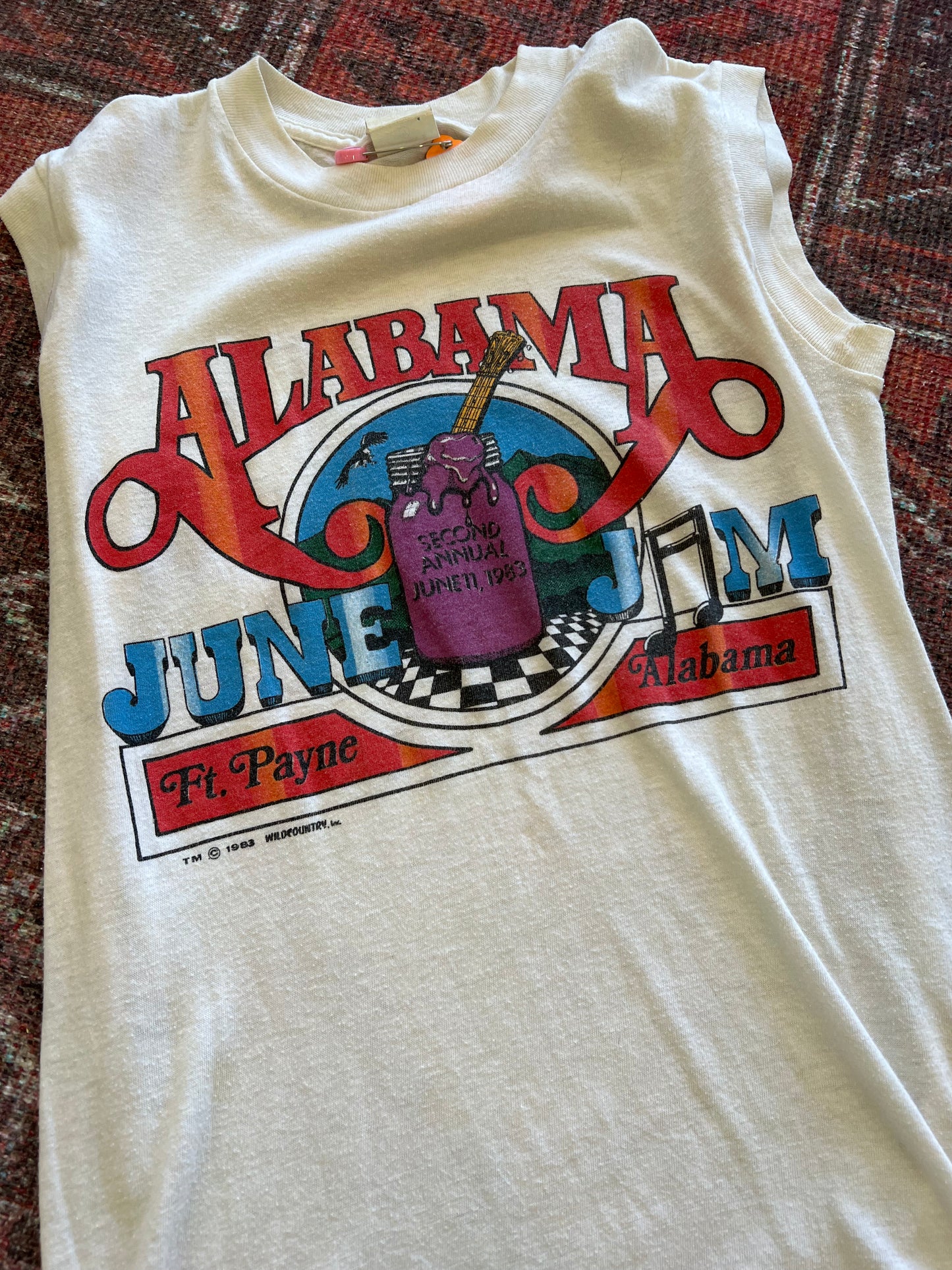 Alabama 1983 June Jam vintage tshirt